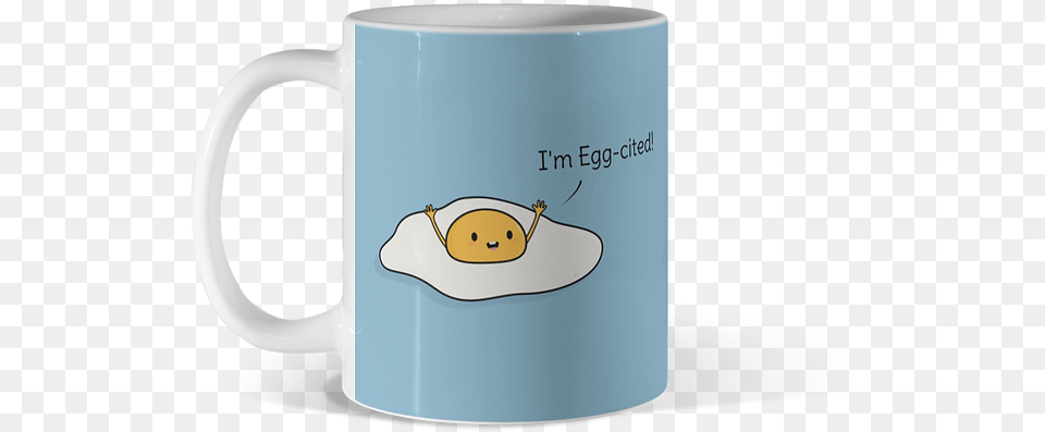 Cute And Funny Egg Pun Coffee Cup, Beverage, Coffee Cup Free Png