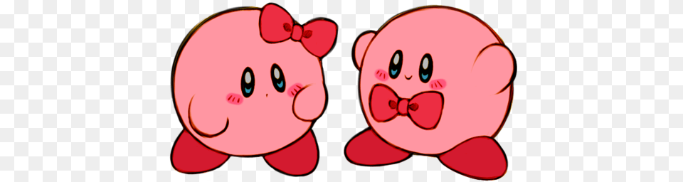 Cute And Ribbon Cute Kirby Transparent Background Png