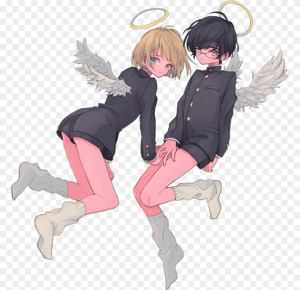 Cute Angel Boy Anime, Publication, Book, Comics, Adult Free Png Download