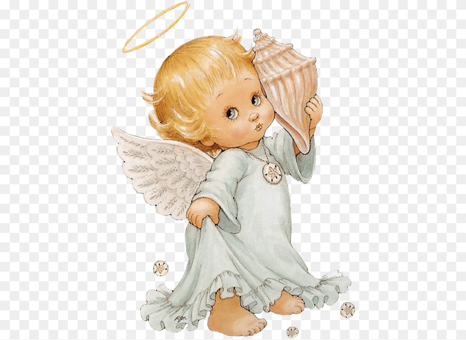 Cute Angel Library Angel, Doll, Toy, Face, Head Free Png Download