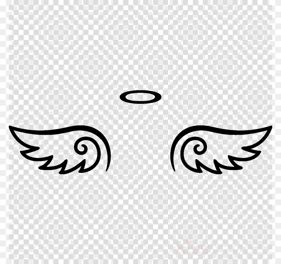 Cute Angel Wings, Pattern, Art, Blackboard, Drawing Free Png