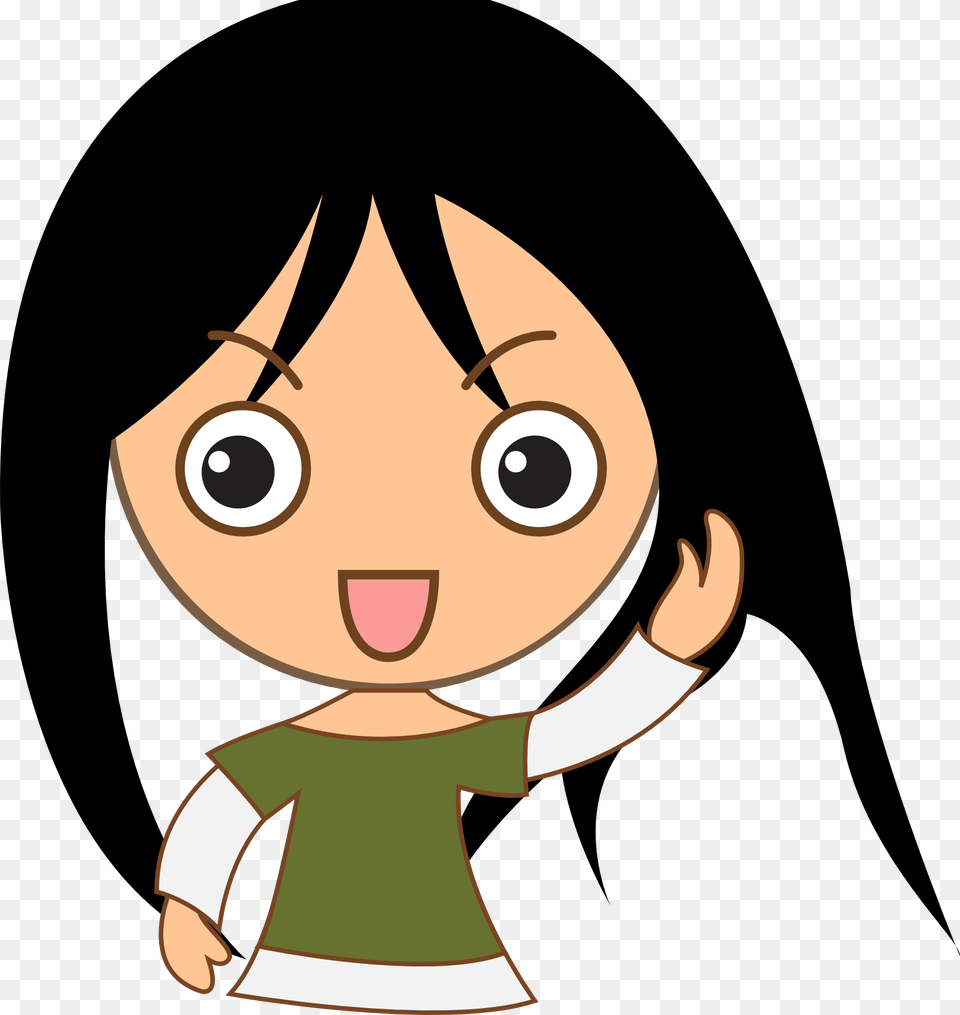 Cute Angry Girl Clipart, Book, Comics, Publication, Animal Free Transparent Png