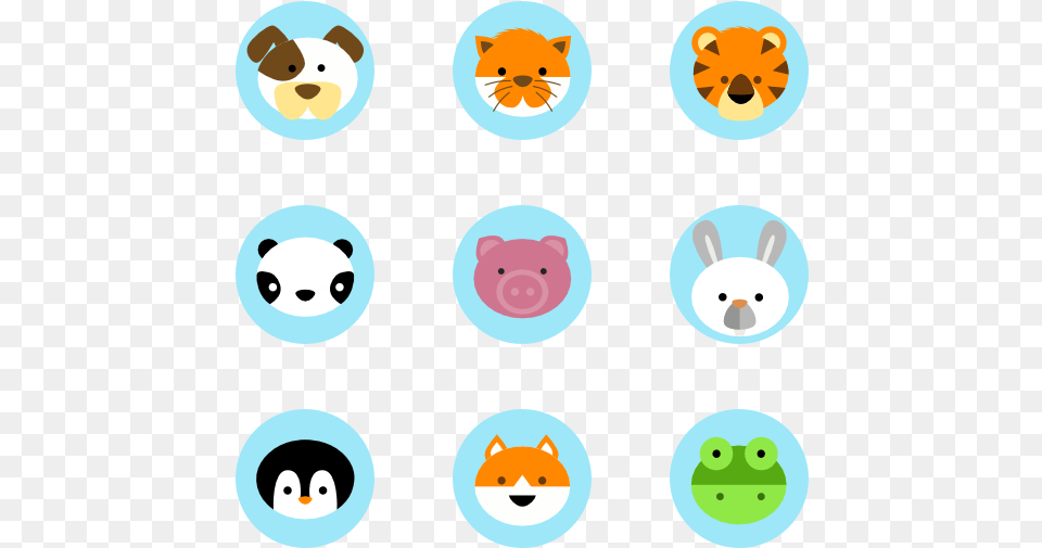 Cute Animal Collection Cute Icon, Bear, Mammal, Wildlife, Pattern Free Png