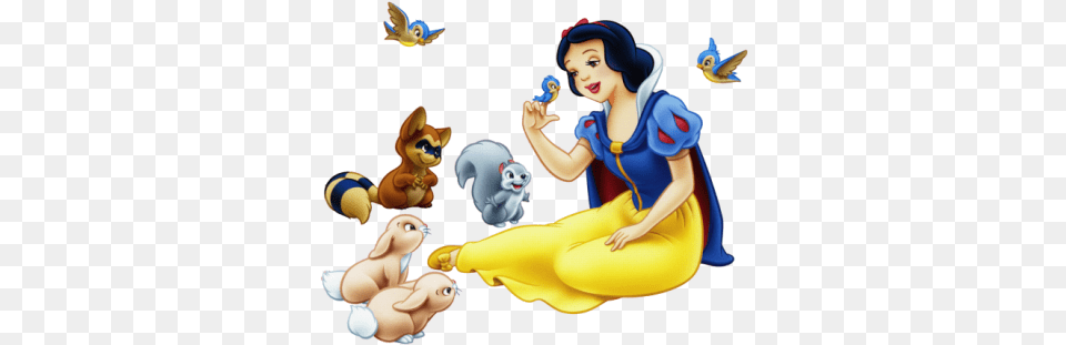 Cute Animals And Princess Snow White Pn Snow White Character, Adult, Female, Person, Woman Png Image