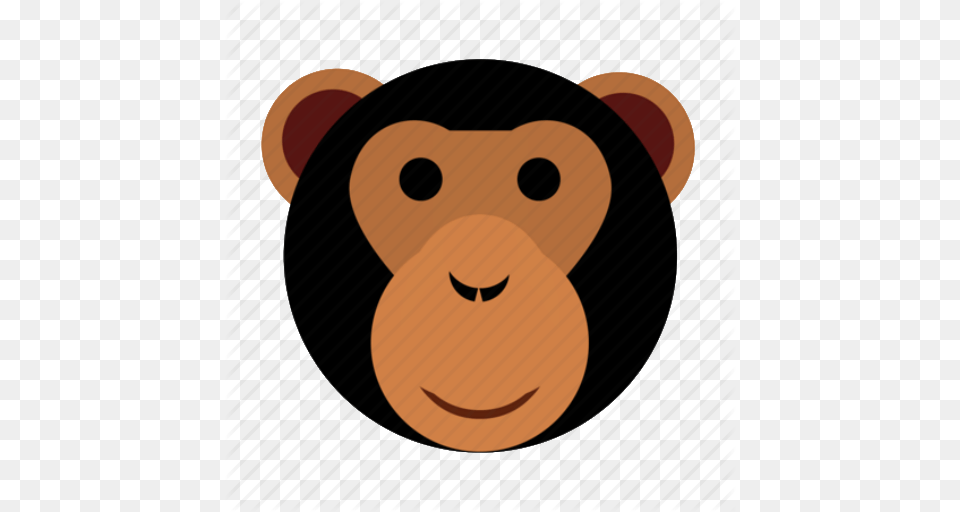 Cute Animals Head Clipart Monkey Ape Clip Art, Animal, Mammal, Wildlife Png Image