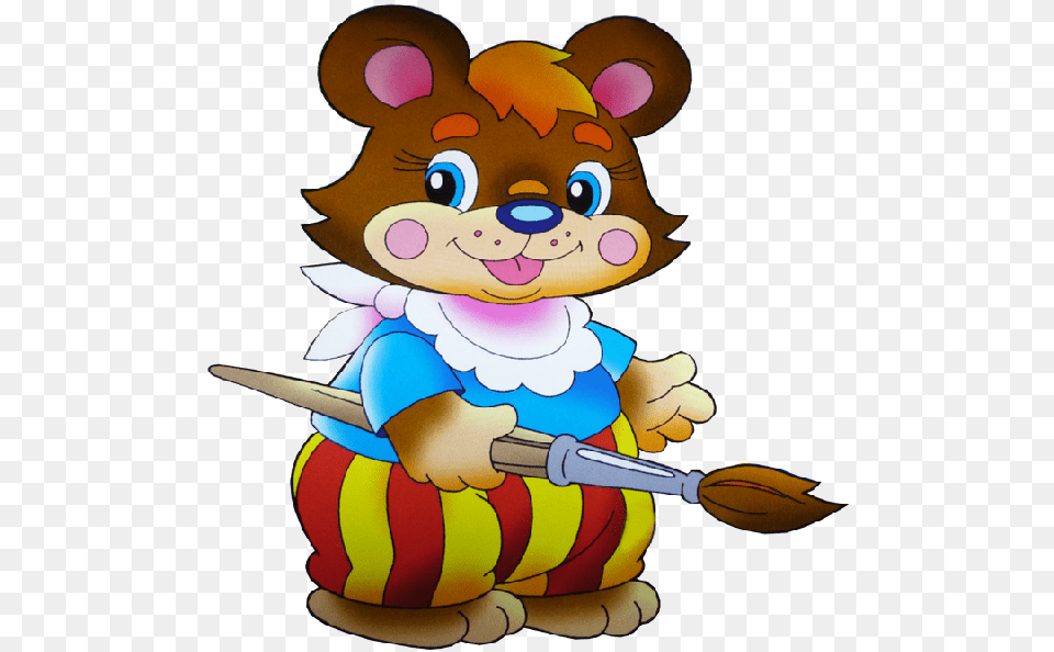 Cute Animals Painting School Funny Images Funny Animal In Cartoon, Baby, Person Free Transparent Png
