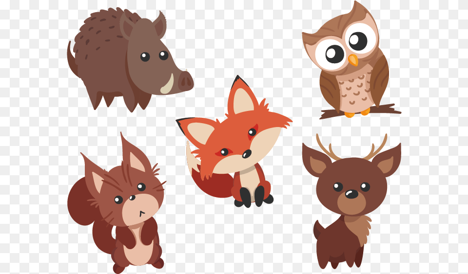 Cute Animals Vector Material Waibo Cute Animals Vector, Animal, Bear, Mammal, Wildlife Png