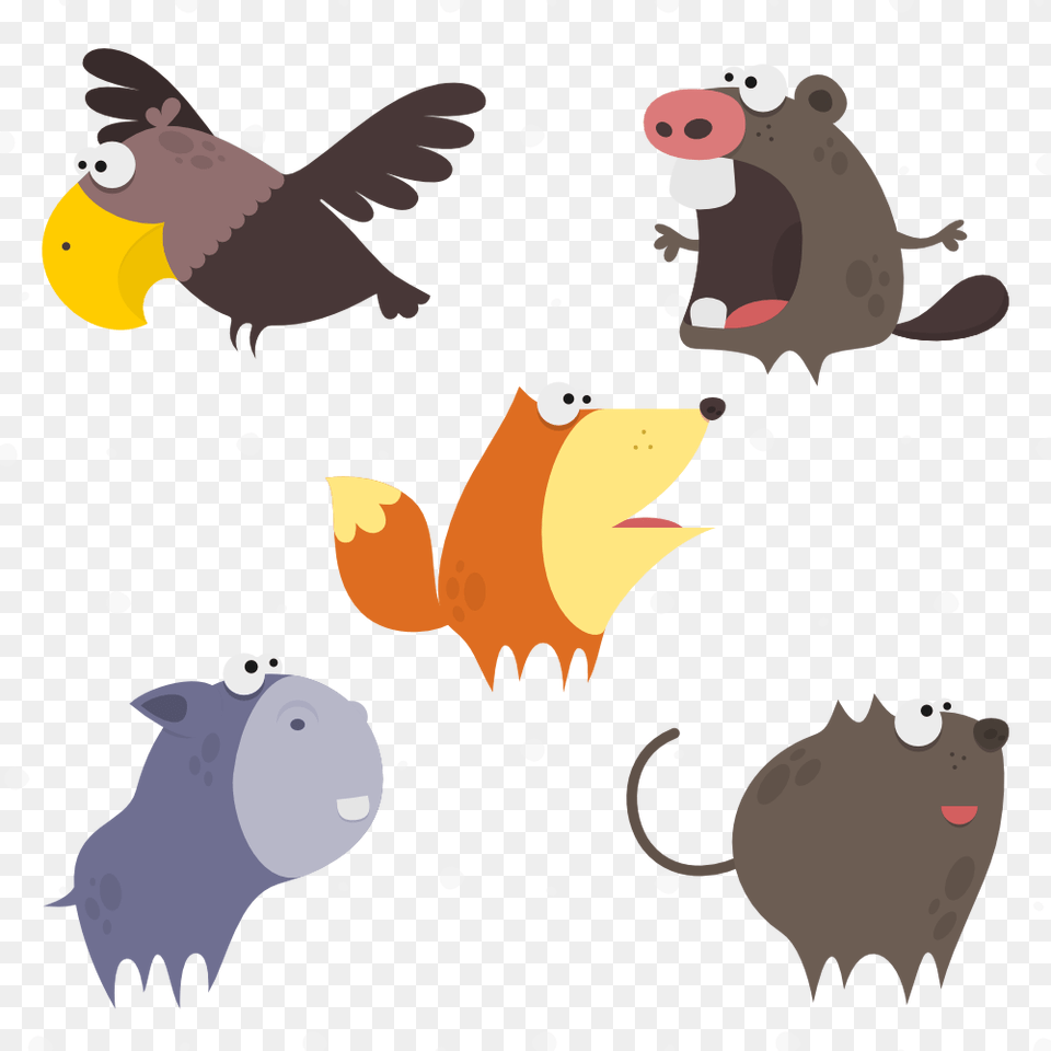 Cute Animals Vector Set 1 Photoshop Brush Nature Animals Vector, Animal, Bear, Mammal, Wildlife Free Transparent Png
