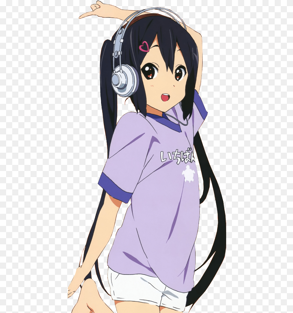 Cute Anime 2 Image Transparent Anime Girl, Book, Comics, Publication, Person Free Png