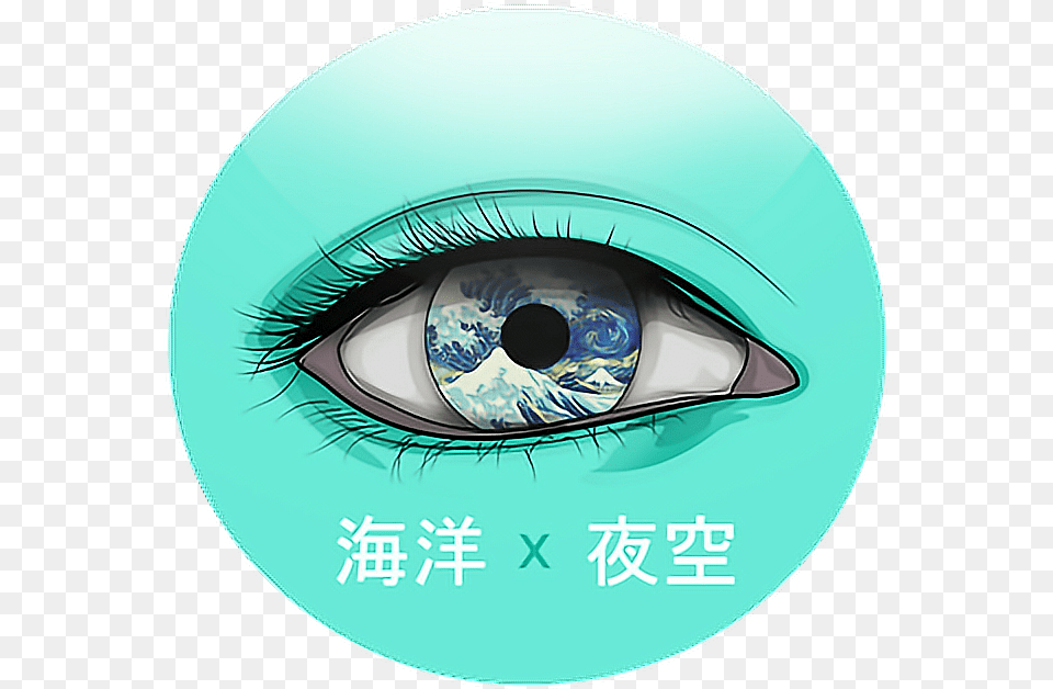 Cute Anime Eyes, Contact Lens, Disk, Art Free Transparent Png