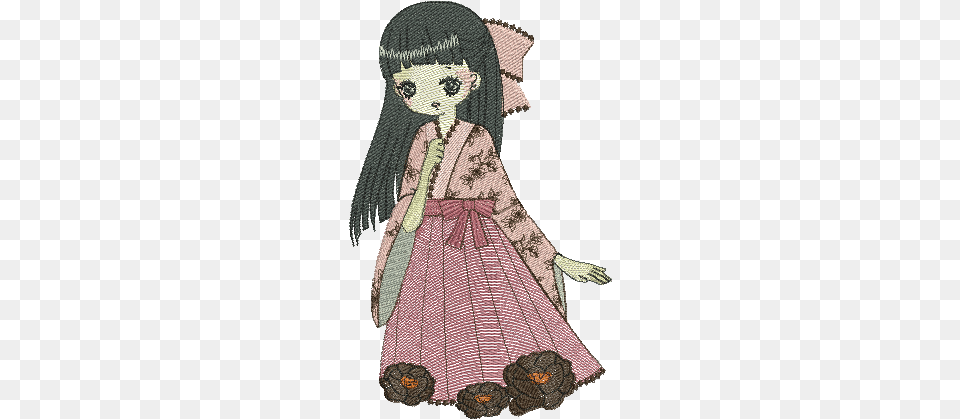 Cute Anime Girl, Dress, Clothing, Applique, Formal Wear Free Transparent Png
