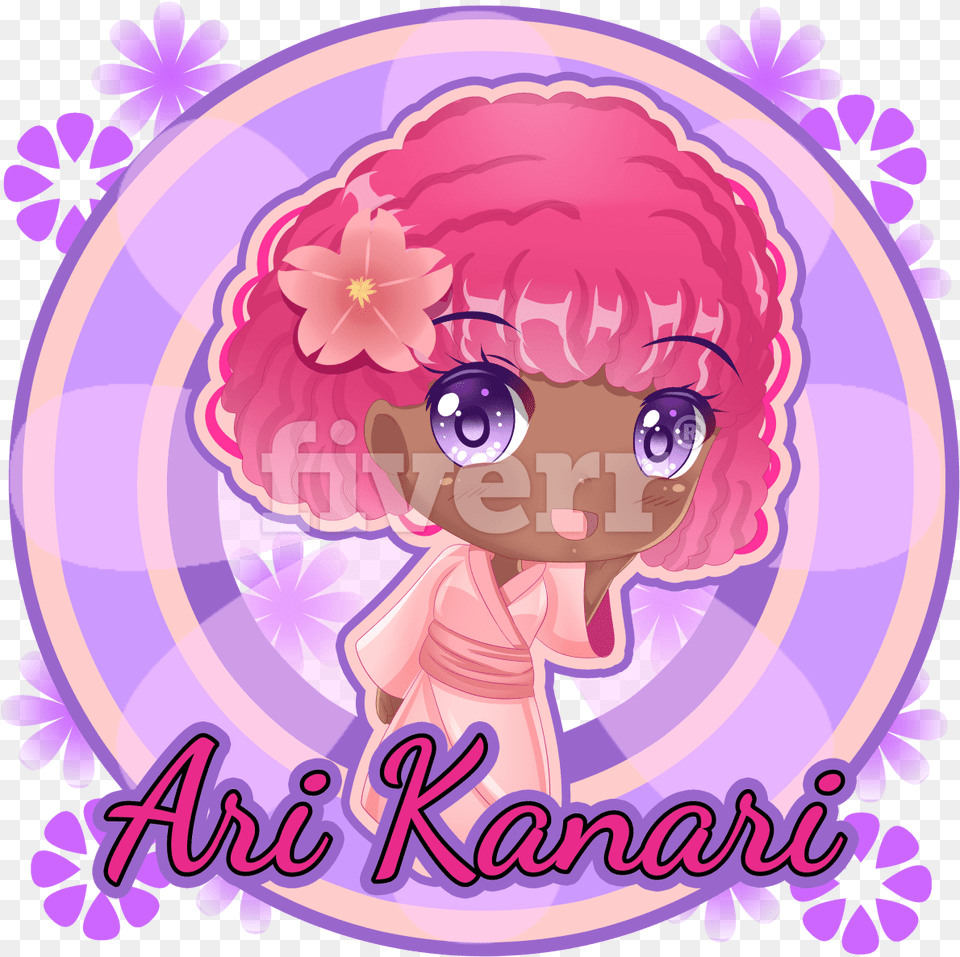 Cute Anime Mascot Astarotte Cartoon, Purple, Baby, Person, Comics Free Png Download