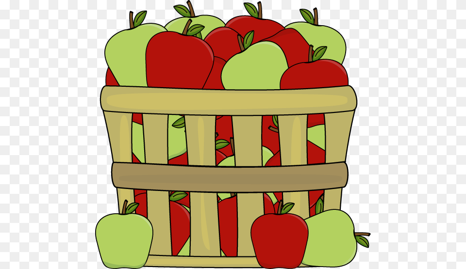 Cute Apple Cliparts, Basket, Food, Fruit, Plant Png Image