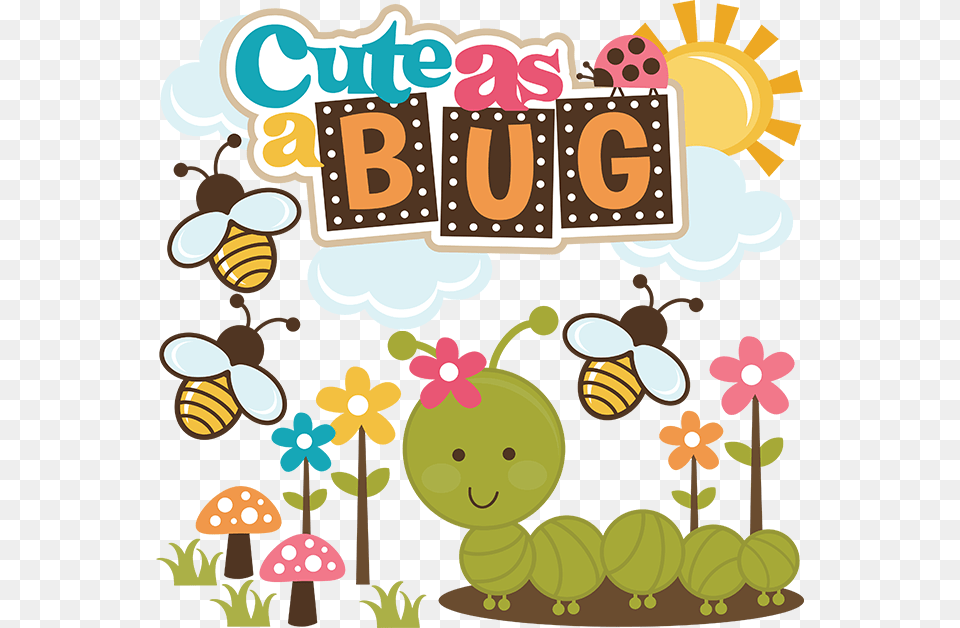 Cute As A Bug Svg Files For Cutting Machines Bug Svg Cute Bug, Person, People, Ice Cream, Cream Png