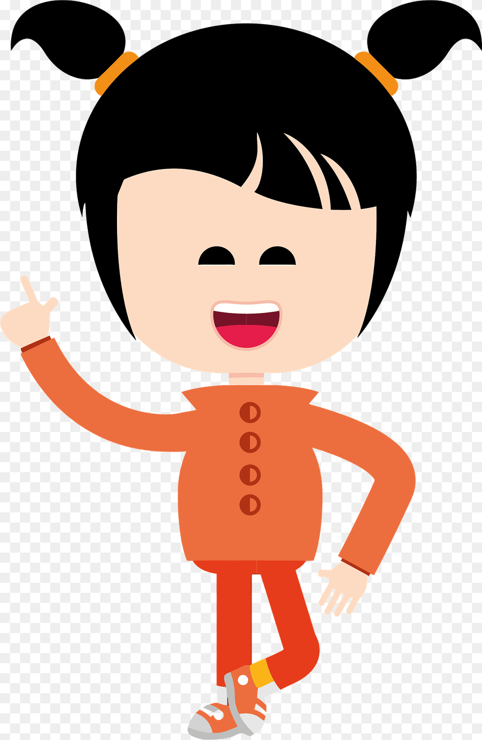 Cute Asian Girl Clipart, Baby, Person, Cartoon, Face Png