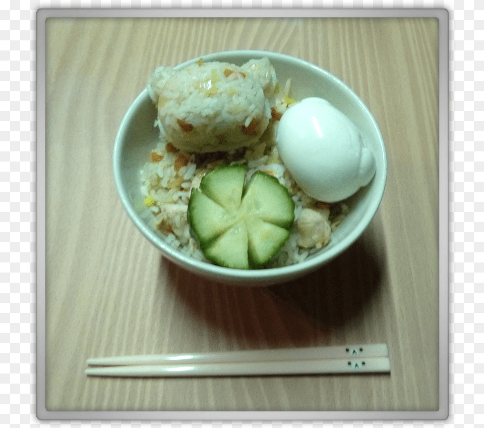 Cute Asian Rilakkuma Inspired Dish Dish, Egg, Food, Meal, Cream Png