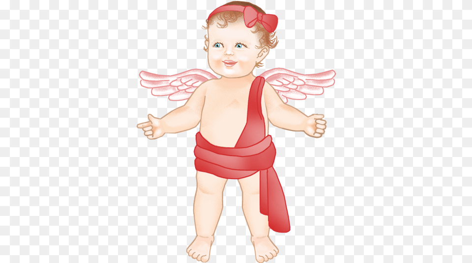 Cute Baby Angel Full Size Download Seekpng Angel Red, Body Part, Face, Finger, Hand Png