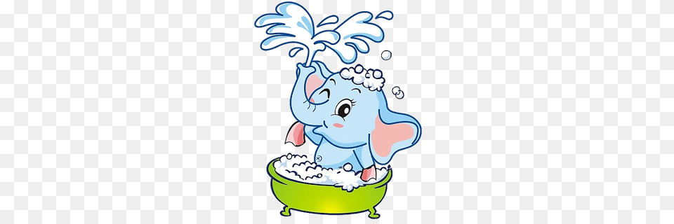 Cute Baby Elephants Cartoon Clip Art Pictures All Images Are, Person, Face, Head, Bathing Png