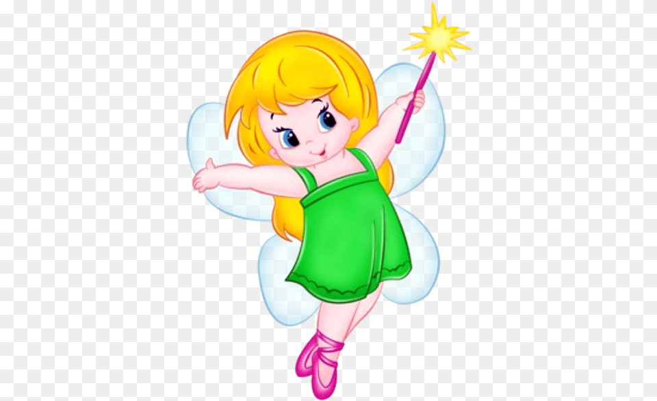 Cute Baby Fairies Cartoon Fairy With Flower, Book, Comics, Publication, Person Png