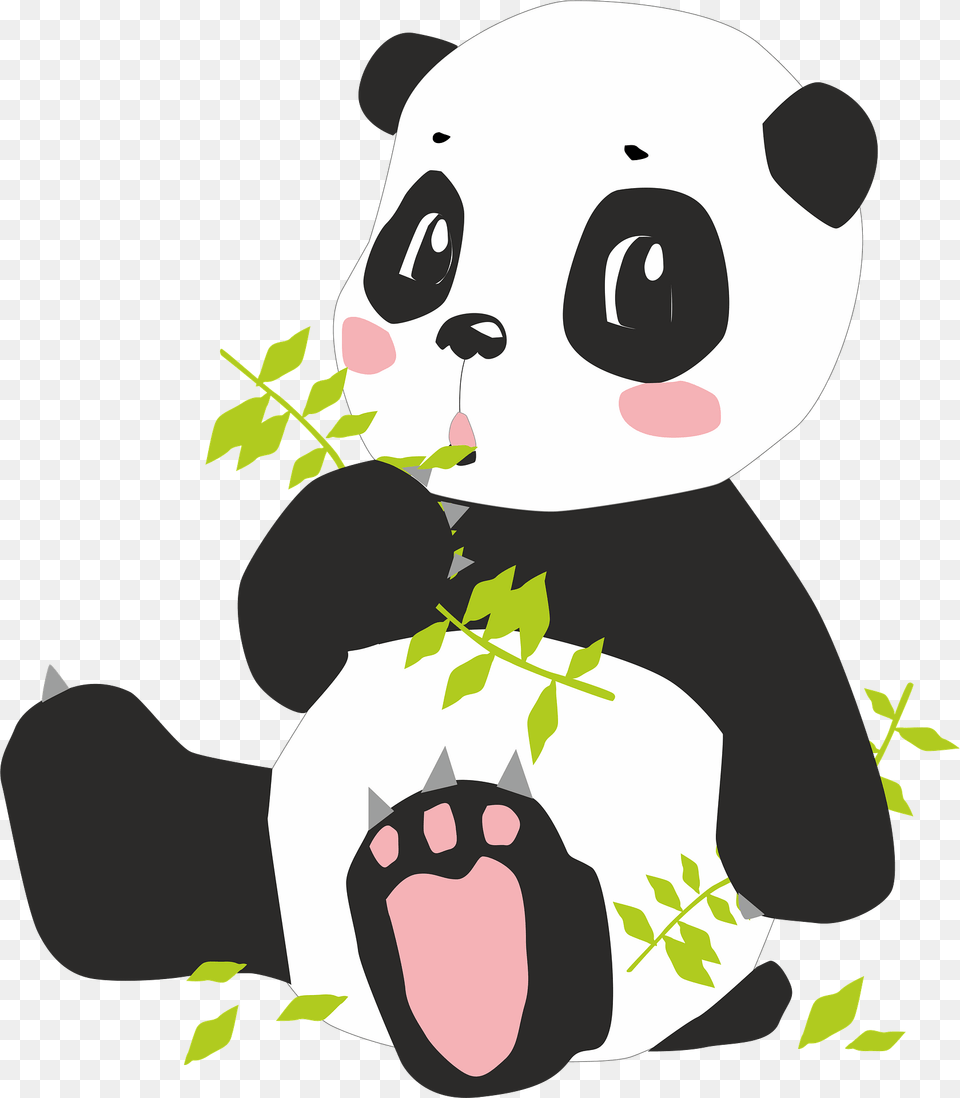 Cute Baby Panda Clipart, Animal, Bear, Mammal, Wildlife Free Transparent Png