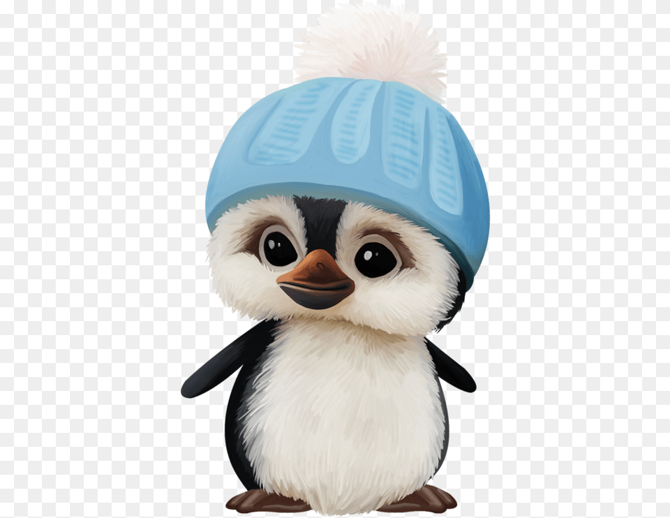 Cute Baby Penguin Clipart, Clothing, Hat, Cap, Animal Free Png