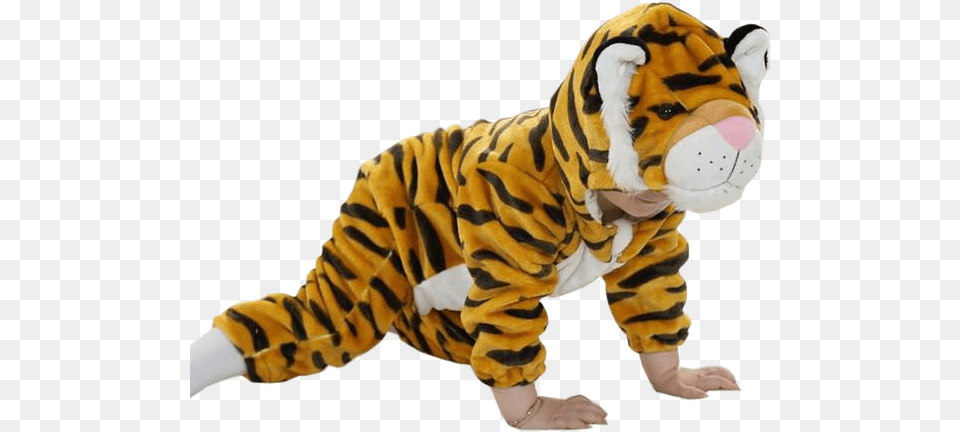 Cute Baby Tiger Onesies Pajamas, Plush, Toy, Animal, Dinosaur Free Transparent Png