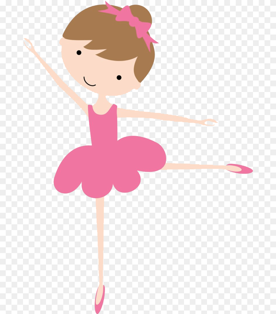 Cute Ballerina Clipart Pink, Ballet, Dancing, Leisure Activities, Person Free Png Download