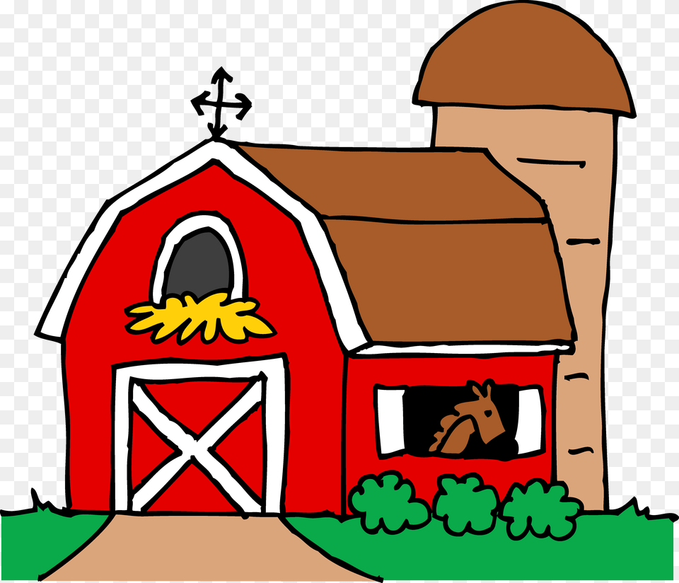 Cute Barn Clip Art, Architecture, Outdoors, Nature, Farm Png
