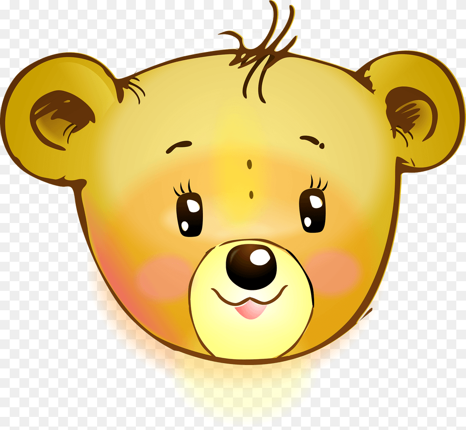 Cute Bear Face Clipart, Animal, Mammal, Nature, Outdoors Free Png Download
