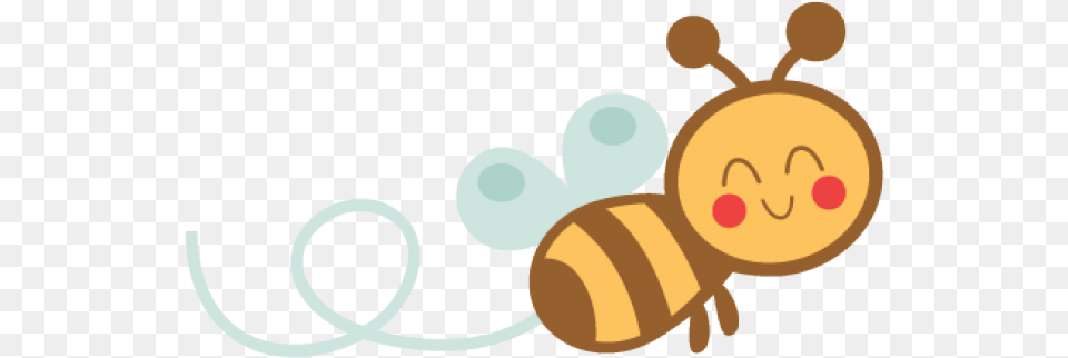 Cute Bee Cartoon Transparent Background, Animal, Honey Bee, Insect, Invertebrate Png Image