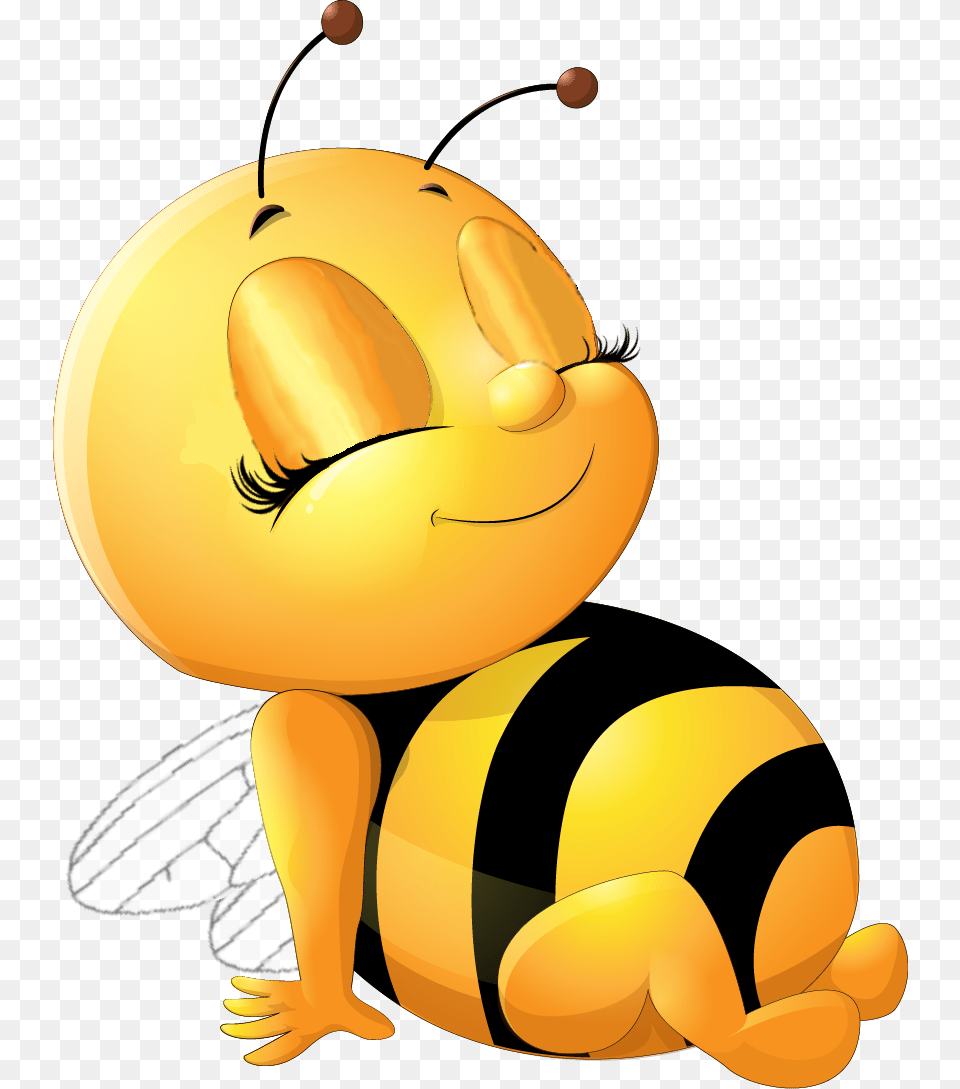 Cute Bee Clip Art, Animal, Invertebrate, Insect, Wasp Free Png