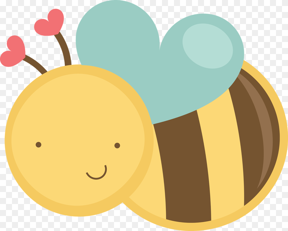 Cute Bee Clip Art Miss Kate Cuttables Bee, Balloon, Food, Fruit, Produce Png Image