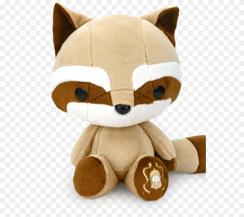 Cute Bellzi Brown Raccoon Stuffed Animal Plush Toy Stuffed Toy, Canine, Dog, Mammal, Pet Png Image