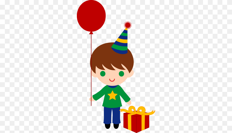 Cute Birthday Boy Clip Art Happy Birthday Tea Party, Clothing, Hat, Baby, Person Free Transparent Png