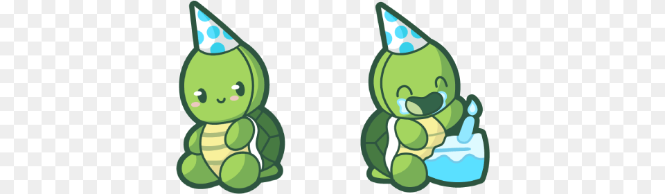 Cute Birthday Turtle Cursor U2013 Custom Browser Extension Cartoon, Clothing, Green, Hat, Dynamite Free Png Download