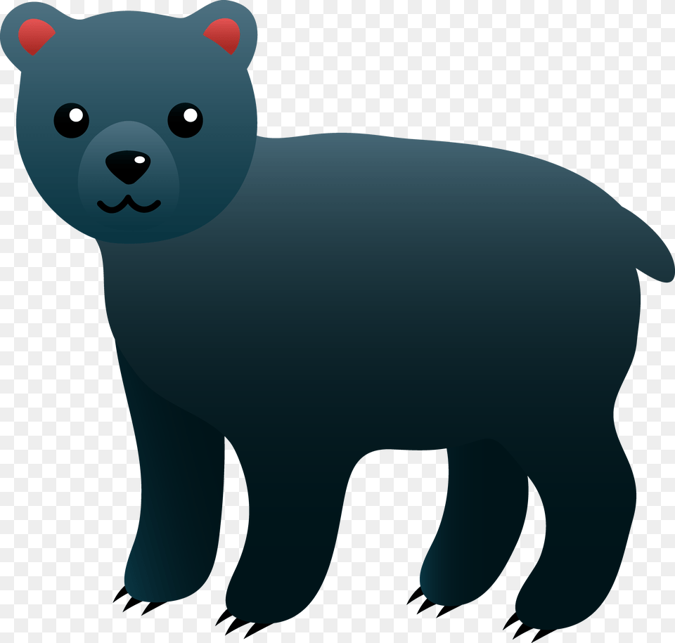 Cute Black Bear Cute Black Bear Clipart, Animal, Mammal, Wildlife Free Png Download