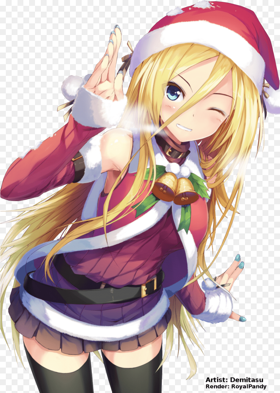 Cute Blonde Anime Girl Lily Vocaloid, Publication, Book, Comics, Adult Free Png