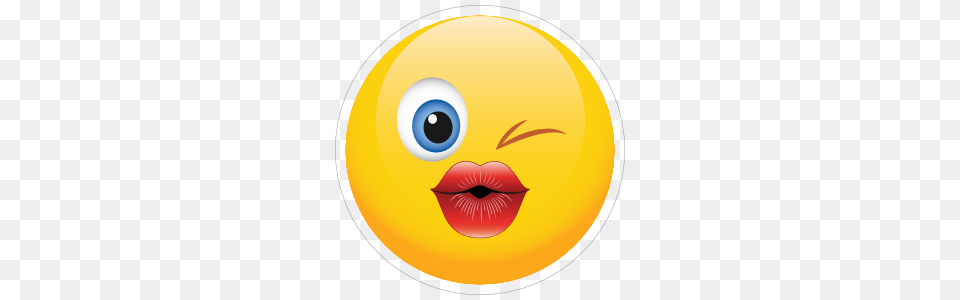 Cute Blowing A Kiss Emoji Sticker, Photography, Baby, Person Free Png Download