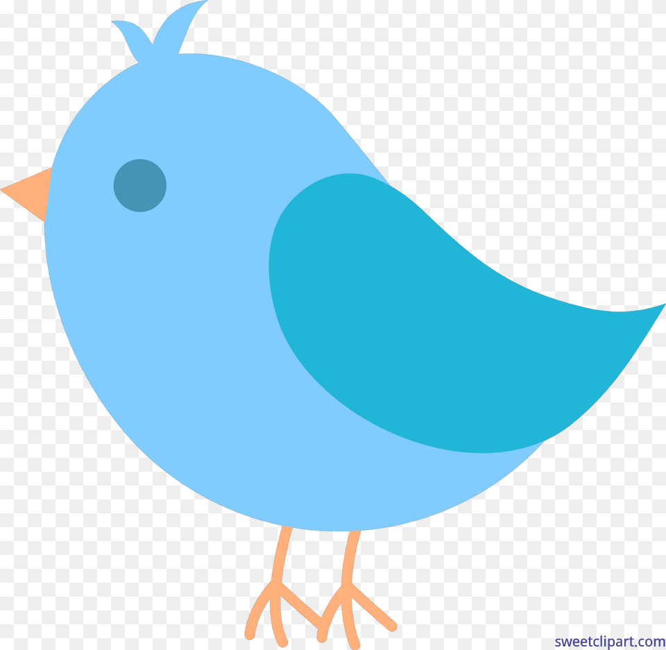 Cute Blue Bird Clip Art, Animal, Astronomy, Moon, Nature Png Image