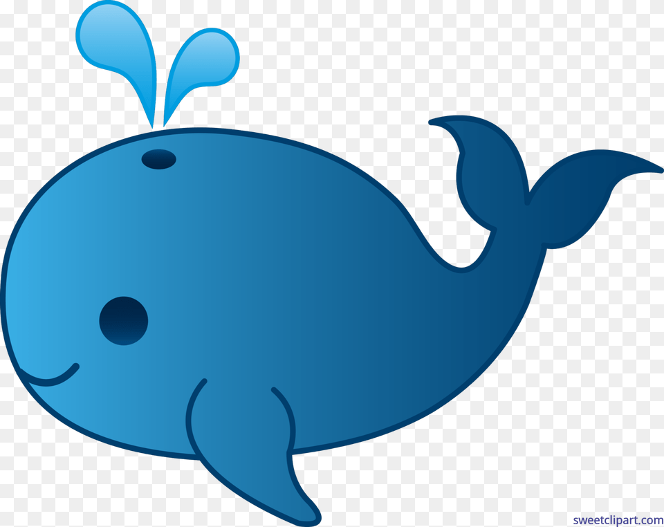 Cute Blue Clip Art Sweet Blue Whale Clipart, Animal, Sea Life, Fish, Shark Png