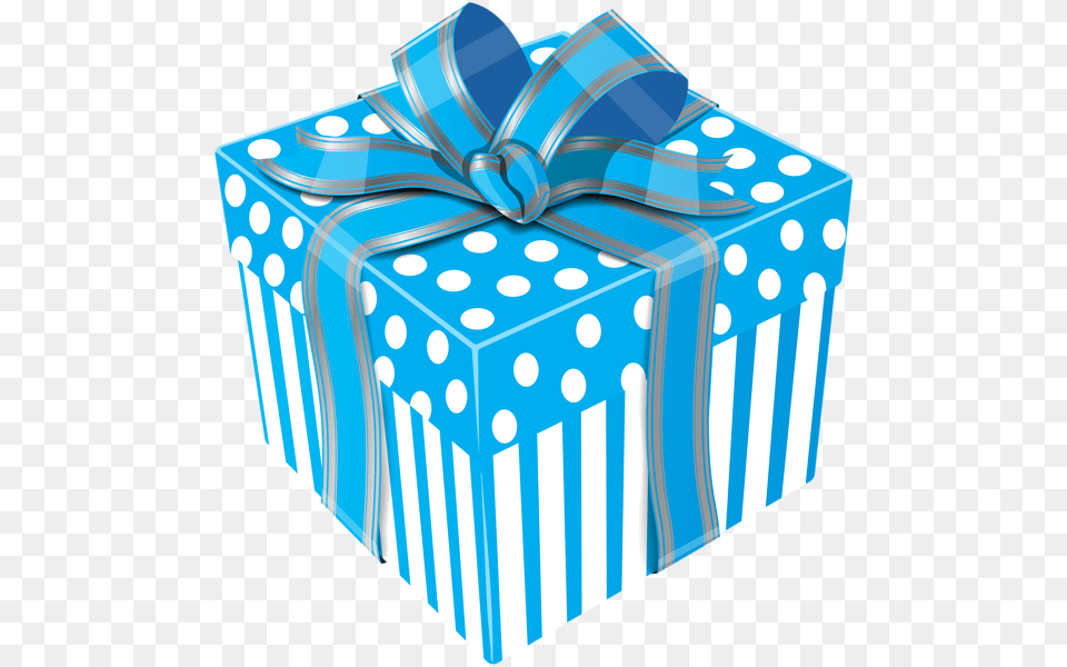 Cute Blue Gift Box Transparent Clip Art Gallery Free Png
