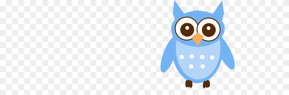 Cute Blue Owl Clip Art, Animal, Cat, Mammal, Pet Png Image