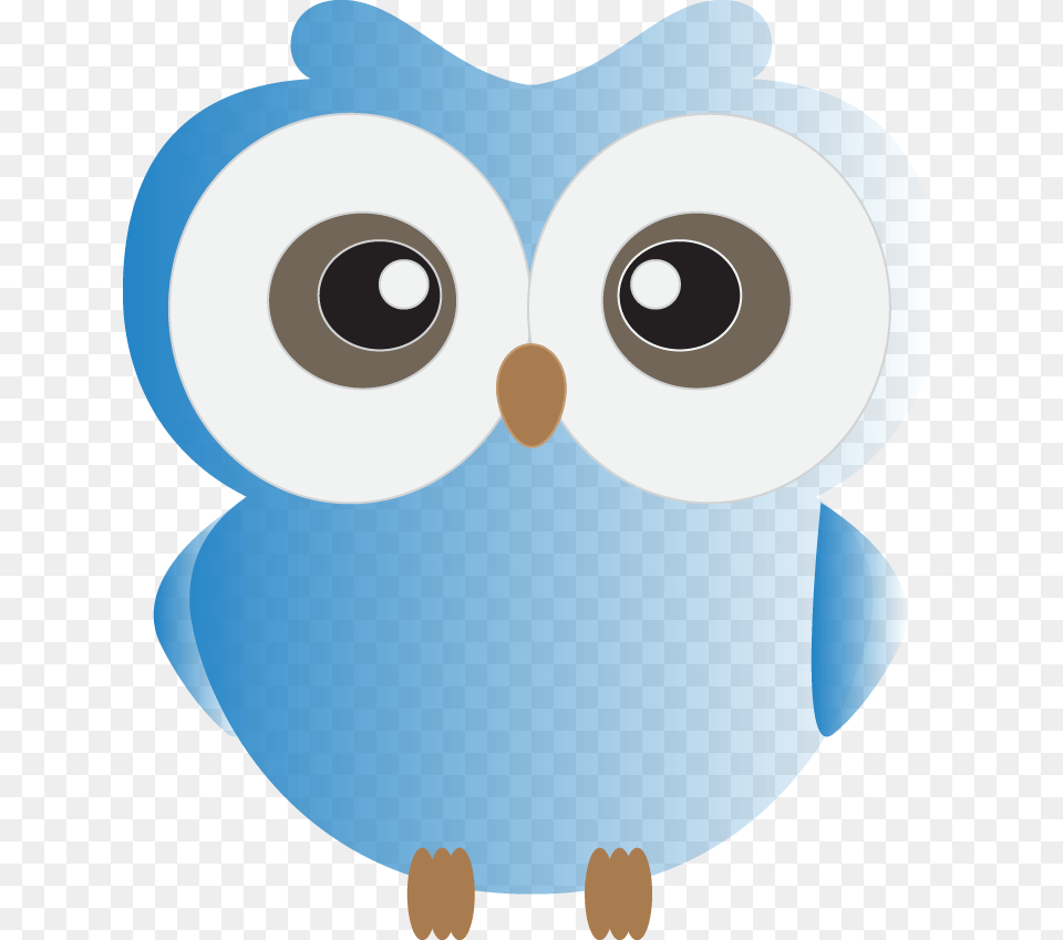 Cute Blue Owl Clipart Png Image