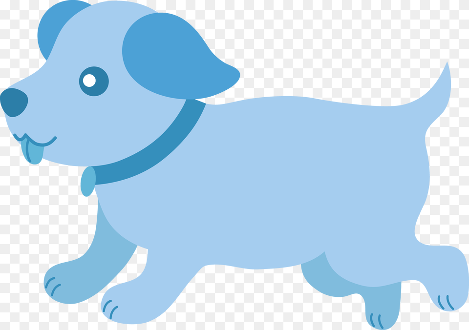 Cute Blue Puppy Running, Animal, Canine, Dog, Mammal Free Png Download