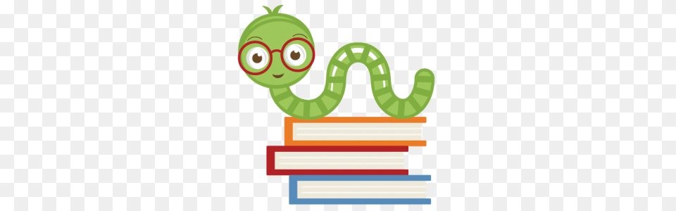 Cute Bookworm Cute Bookworm Clipart Svgs, Book, Publication, Green, Face Png Image