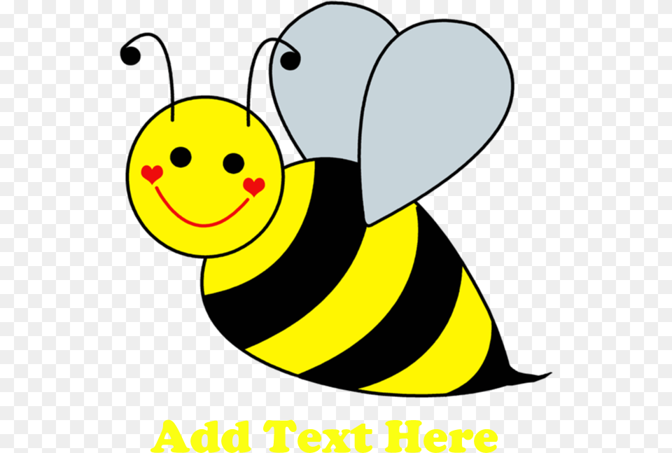 Cute Bumble Bee Bee Clipart, Banana, Food, Fruit, Plant Png Image