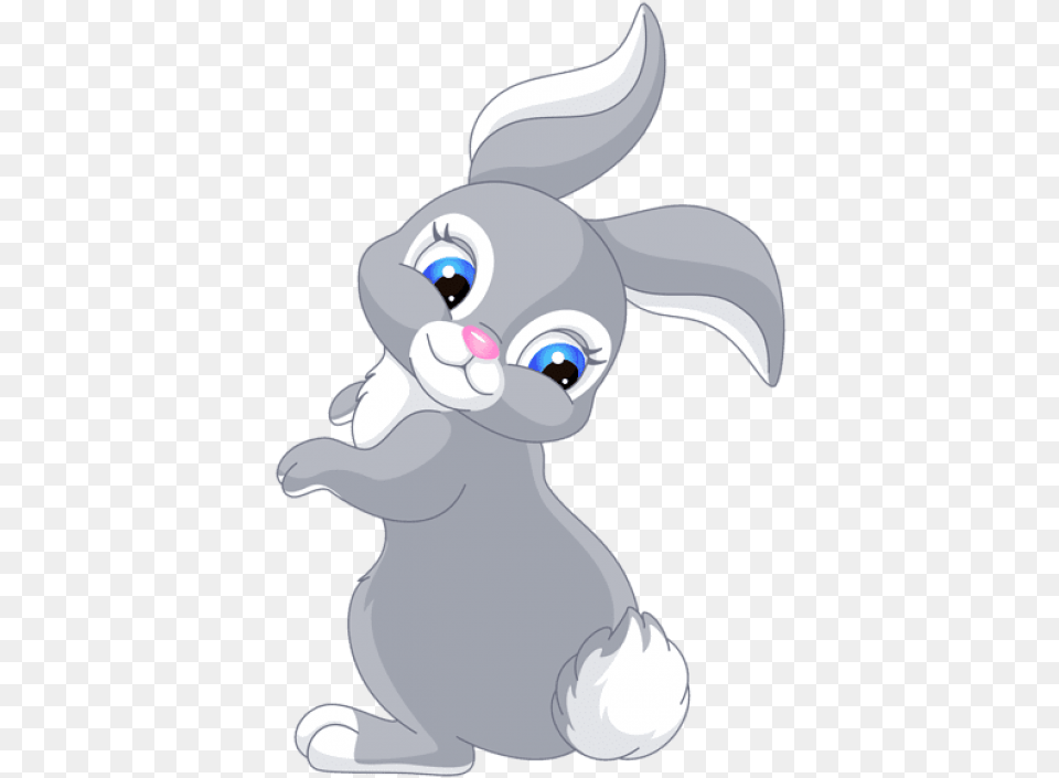 Cute Bunny Cartoon Images Transparent Cute Easter Bunny Cartoon, Baby, Person, Book, Comics Png Image