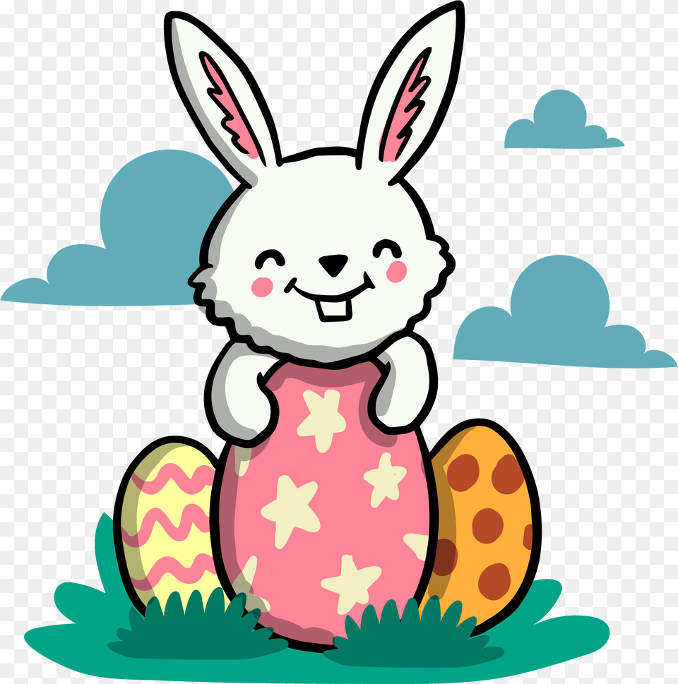 Cute Bunny Cute Bunny Smiling Clipart, Face, Head, Person, Baby Png