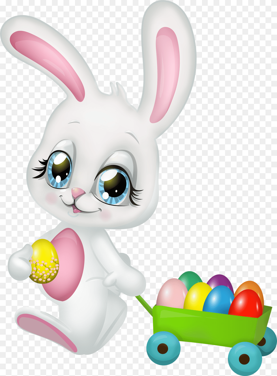 Cute Bunny Easter Clip Art Free Png Download