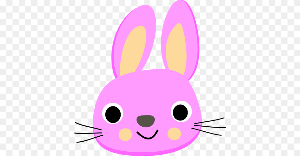 Cute Bunny Rabbit Clipart, Purple, Plush, Toy, Animal Png